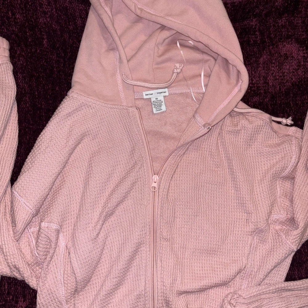 (107) Together Pink Textured Jacket